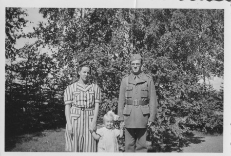 Pappa i uniform - som under alla krigsåren